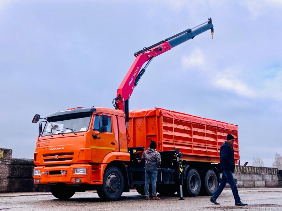 КамАЗ 65115 Cамосвал с КМУ ИНМАН ИМ 150N (4590Е2) (кузов СУ6.0N) 4590E2