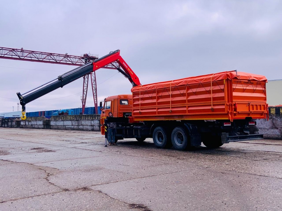 КамАЗ 65115 Cамосвал с КМУ ИНМАН ИМ 150N (4590Е2) (кузов СУ6.0N) 4590E2
