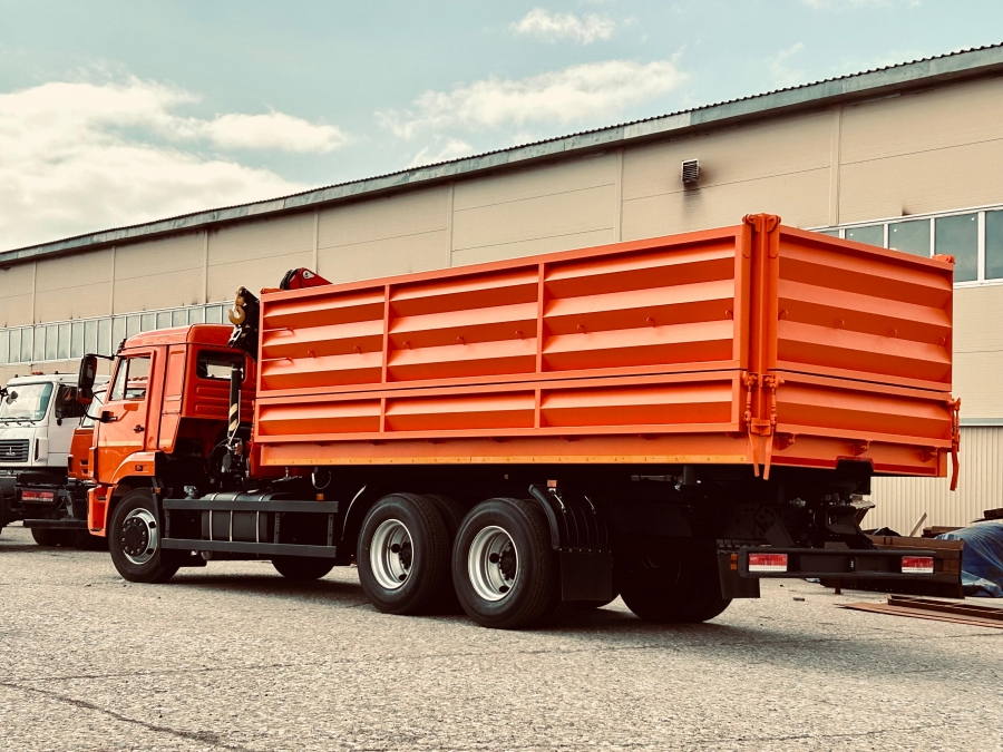 КамАЗ 65115 Cамосвал с КМУ ИНМАН ИМ 150N (4590Е2) (кузов СУ6.0N) 4590E2