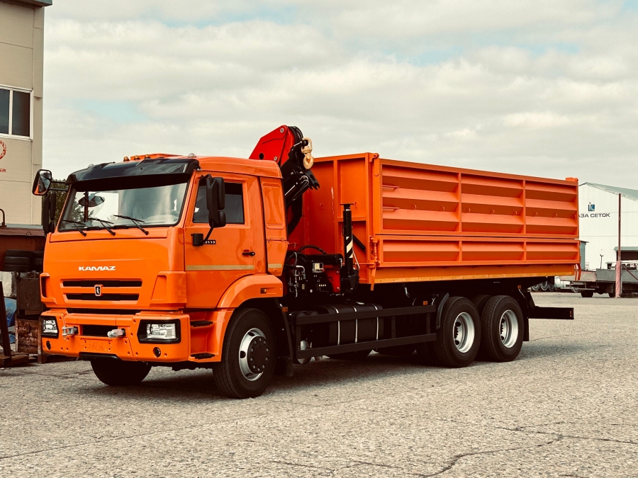 КамАЗ 65115 Cамосвал с КМУ ИНМАН ИМ 150N (4590Е2) (кузов СУ6.0N) 4590E2