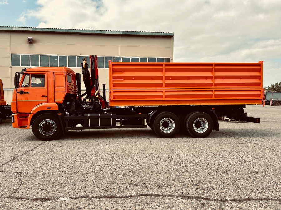 КамАЗ 65115 Cамосвал с КМУ ИНМАН ИМ 150N (4590Е2) (кузов СУ6.0N) 4590E2